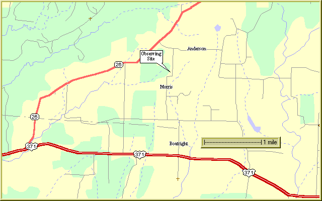 Detailed map to the field